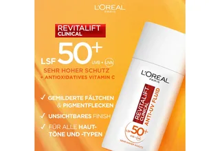 Revitalift Clinical dagelijks anti-UV fluid SPF 50+ Zonnecrème van L'Oréal Paris in 50 ml – productfoto 4 van 5