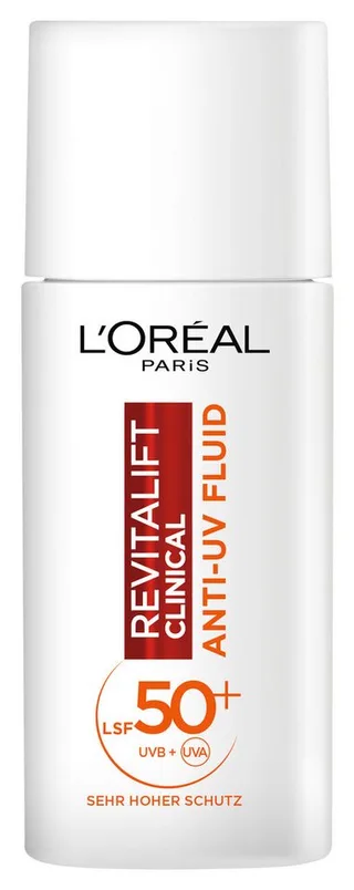 Revitalift Clinical dagelijks anti-UV fluid SPF 50+ Zonnecrème van L'Oréal Paris in 50 ml – productfoto 2 van 5