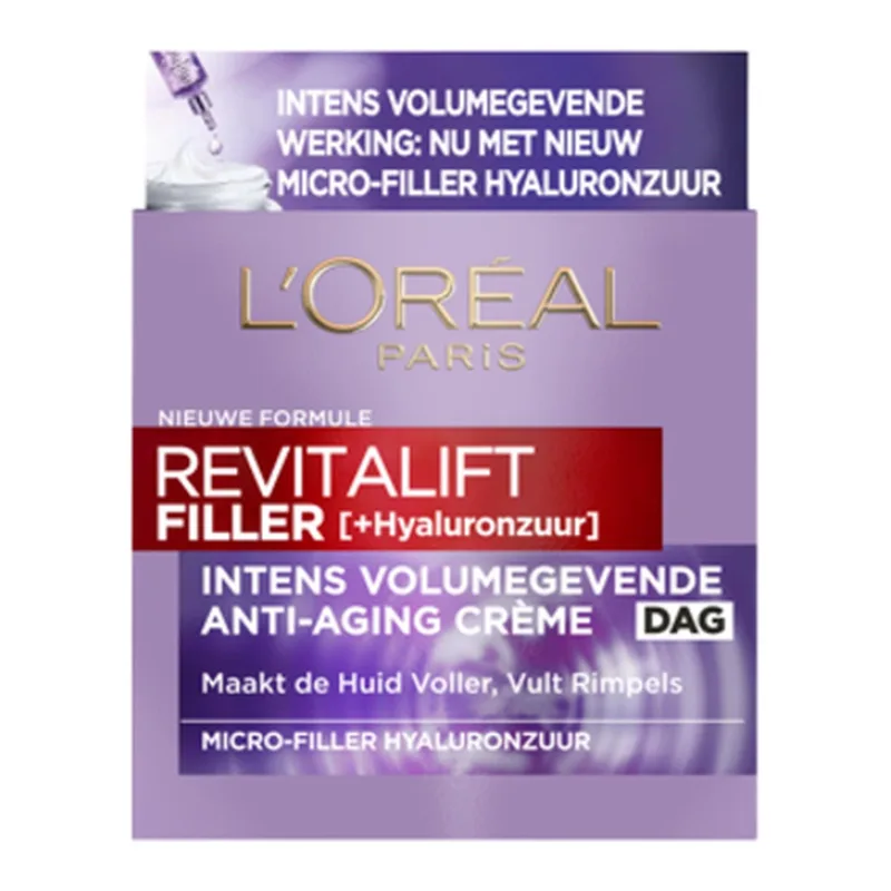 Revitalift Filler Dagcrème Anti Rimpel fra L'Oréal Paris i 50 ml – produktbillede