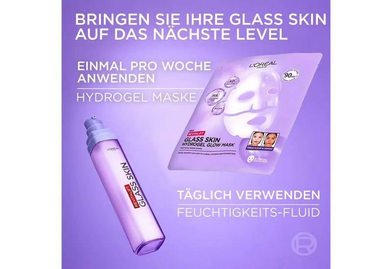 Revitalift Filler Glass Skin Fluid Face Fluid von L'Oréal Paris in 50 ml – Produktfoto 5 von 5