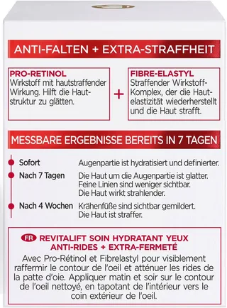 Revitalift Hydraterende Oogcrème Oogcrème de L'Oréal Paris en 15 ml – photo du produit 4 sur 5