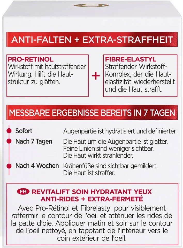Revitalift Hydraterende Oogcrème Oogcrème de L'Oréal Paris en 15 ml – photo du produit 4 sur 5