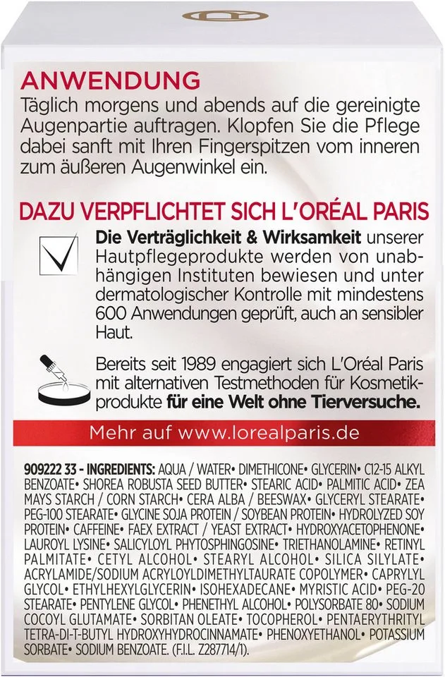 Revitalift Hydraterende Oogcrème Oogcrème de L'Oréal Paris en 15 ml – photo du produit 5 sur 5