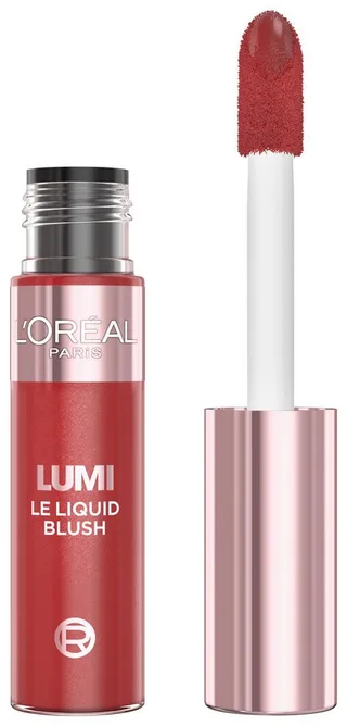 Rouge LUMI LE LIQUID BLUSH GLOWY, flüssige Textur, schimmernde und intensive Farbe, glänzendes Finish von L'Oréal Paris in Lila – Produktfoto 1 von 2