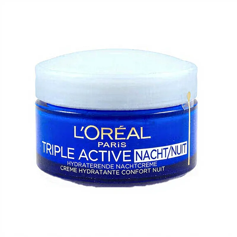 Triple Active hydraterende nachtcrème fra L'Oréal Paris i 50 ml – produktbillede