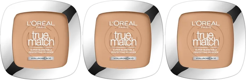 True Match Poeder - Matterend gezichtspoeder met een Natuurlijke Dekking - 9gr. - Vegan 3x van L'Oréal Paris in 3R, C – productfoto