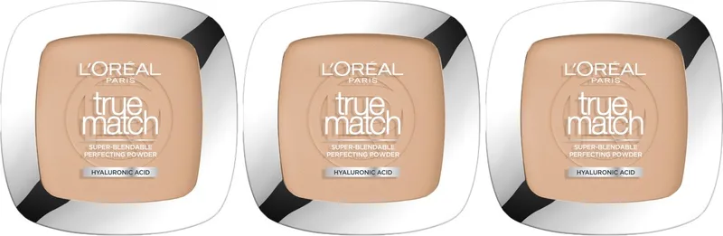 True Match Poeder - Matterend gezichtspoeder met een Natuurlijke Dekking - 9gr. - Vegan 3x van L'Oréal Paris in 2R, C – productfoto