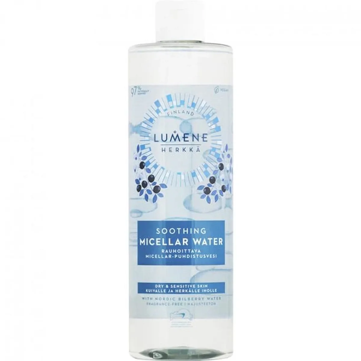 Herkkä verzachtend micellair water van Lumene in 400 ml – productfoto