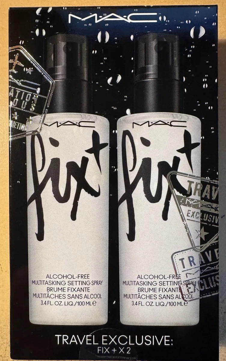 Fix+ Alcohol-Free Multitasking Setting Spray 2x100 ml Set de MAC – photo du produit