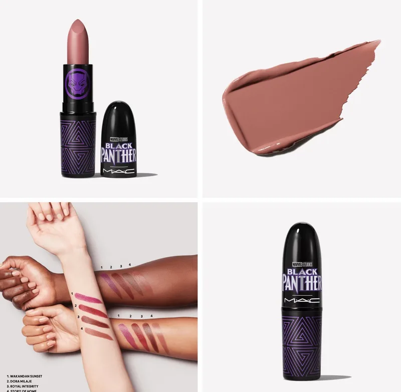 Lipstick Black Panther Story of Home fra MAC i Neutraal roze – produktbillede