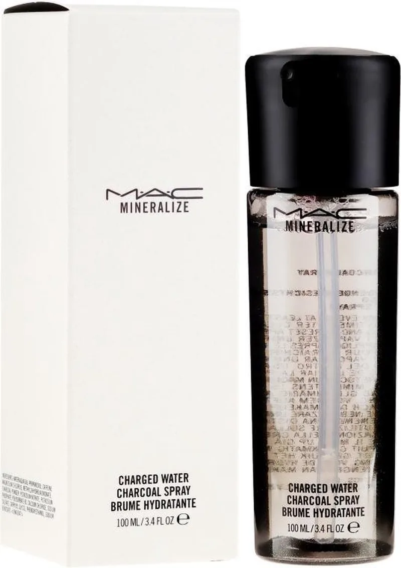 Mineralize Charged Water Charcoal Spray Gezichtsspray - Fixing spray - Prep + Prime Fix+ Charcoal Primer fra MAC – produktbillede
