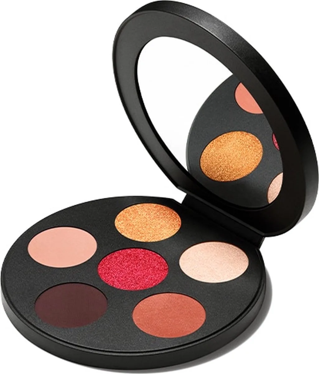 SMW5Y1 oogschaduw Warm Glitter, Mat, Satijn, Shimmer van MAC in Kleur: warm bruin, Beige, Goud en koper. – productfoto