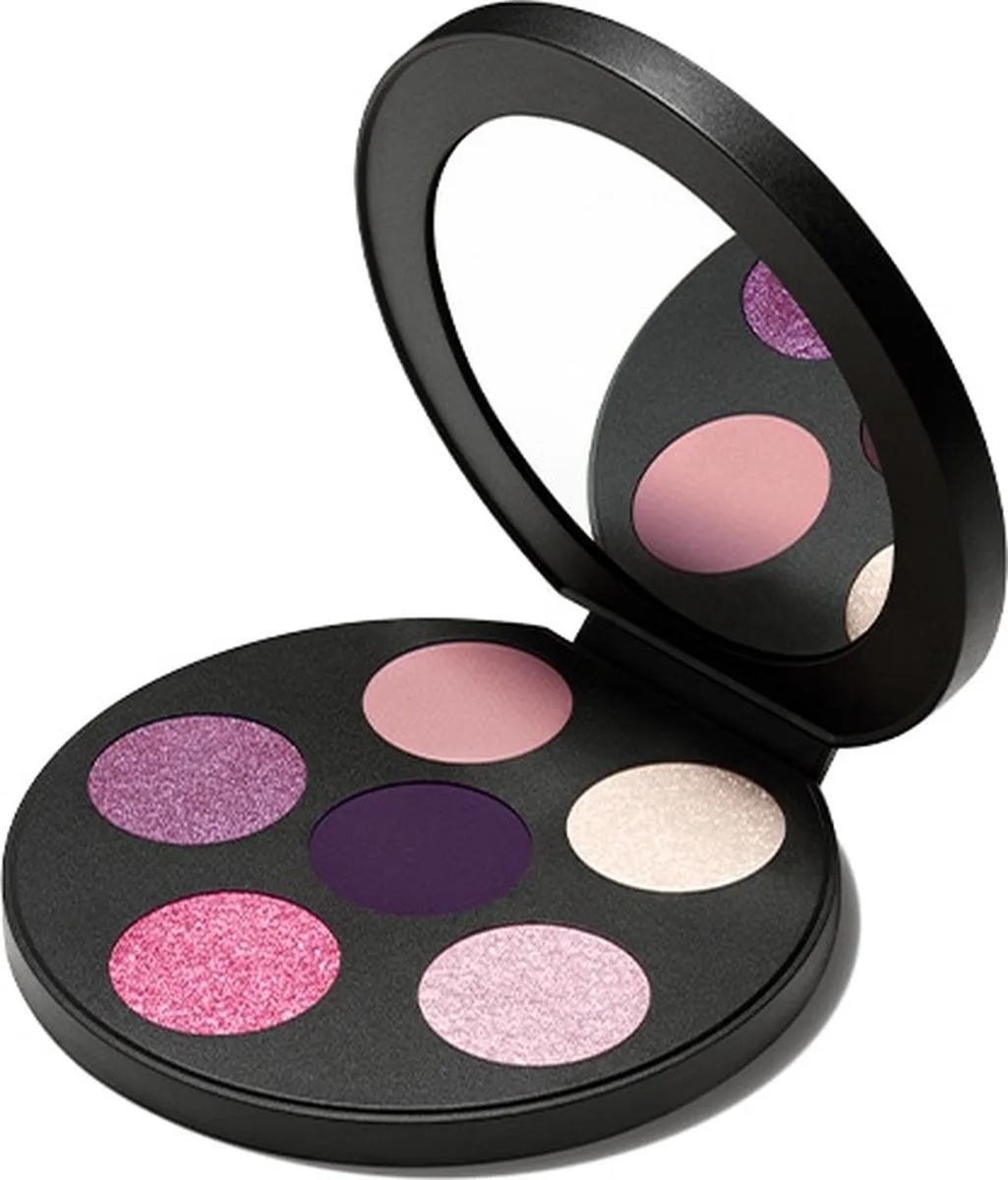 SMW6Y1 oogschaduw Rich Glitter, Mat, Satijn, Shimmer de MAC en Violet, Pruim, Taupe en champagne. – photo du produit