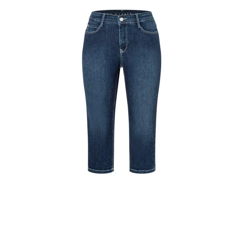 Stretch-Jeans MAC DREAM SUN dark blue basic used 5472-90-0351 D842 - WONDERLIGHT från MAC i Blå – produktbild