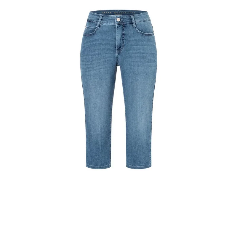 Stretch-Jeans MAC DREAM SUN mid light blue wash 5472-90-0351 D413 - WONDERLIGHT by MAC in Blue – product photo