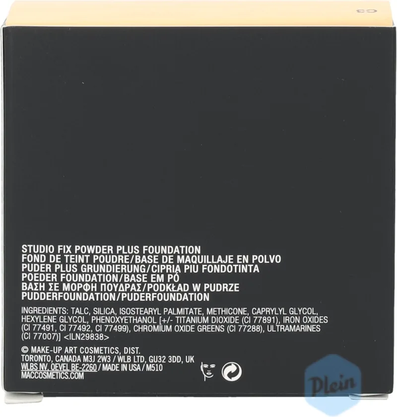Studio Fix Powder Plus Foundation - 15 gr de MAC en C3 – photo du produit