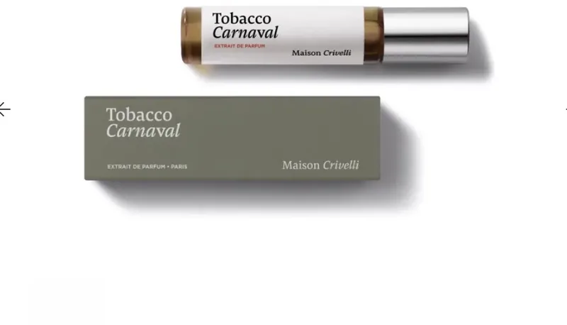 Tobacco Carnaval Extrait de Parfum van Maison Crivelli in 5 ml – productfoto