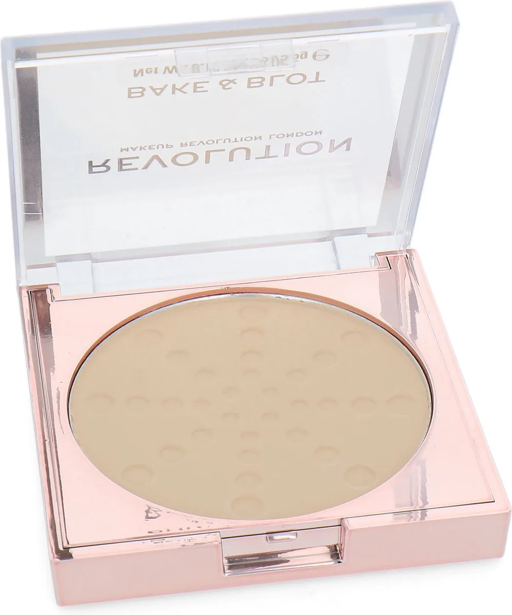 Bake & Blot Powder - Mattifying Fixing Powder 5g Banana Light van Makeup Revolution – productfoto