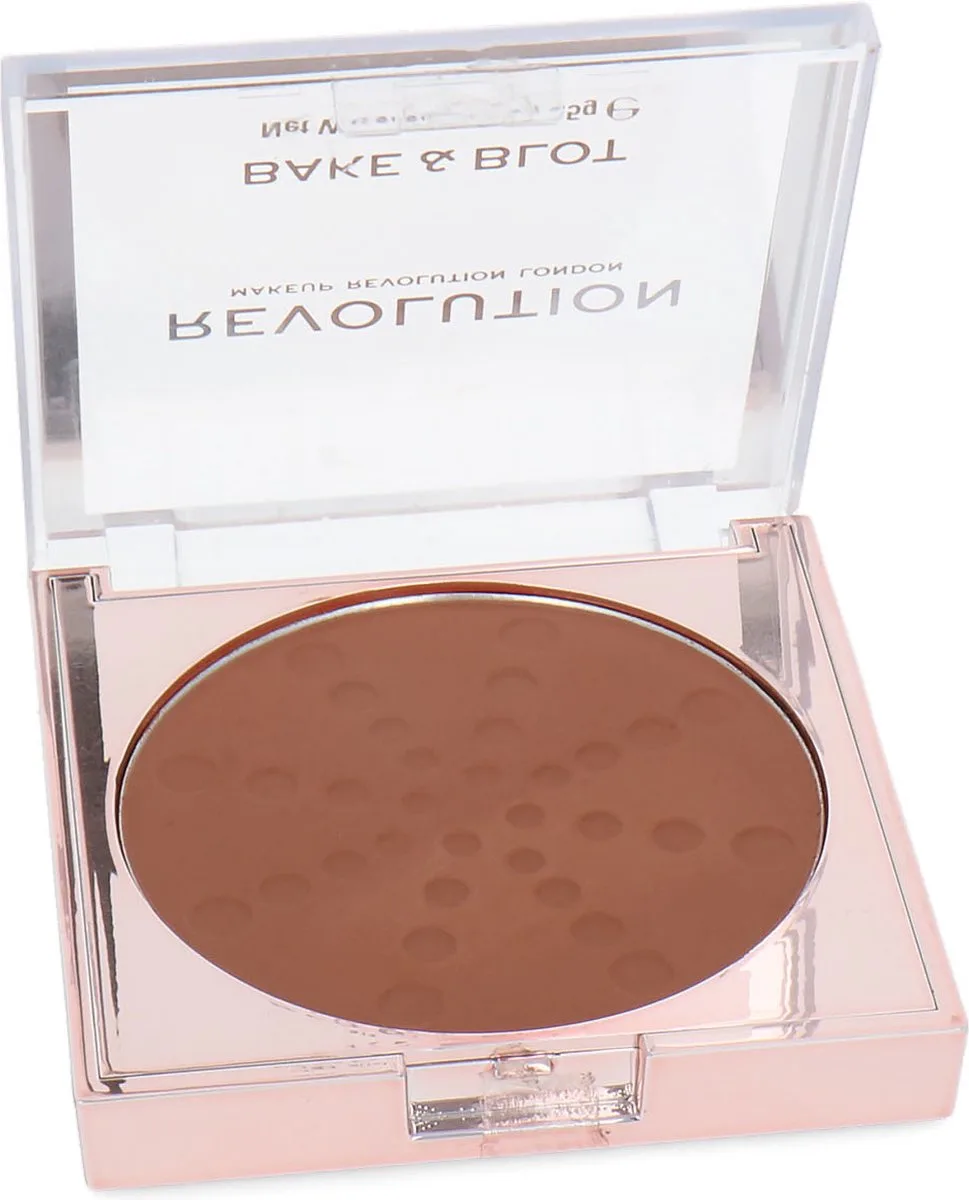 Bake & Blot Setting Powder fra Makeup Revolution i Deep Dark – produktbillede