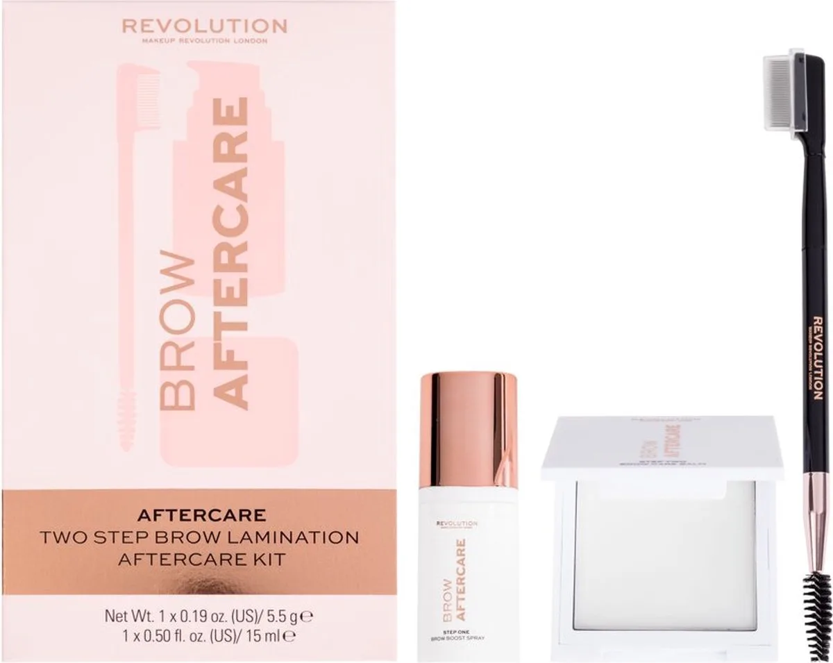 Brow Lamination Aftercare & Growth Set - Eyebrow Trim Set fra Makeup Revolution – produktbillede