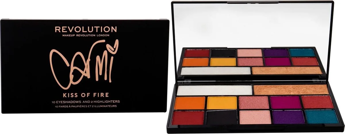 Carni Oogschaduw Palette - Kiss Of Fire van Makeup Revolution in Meerkleurig – productfoto
