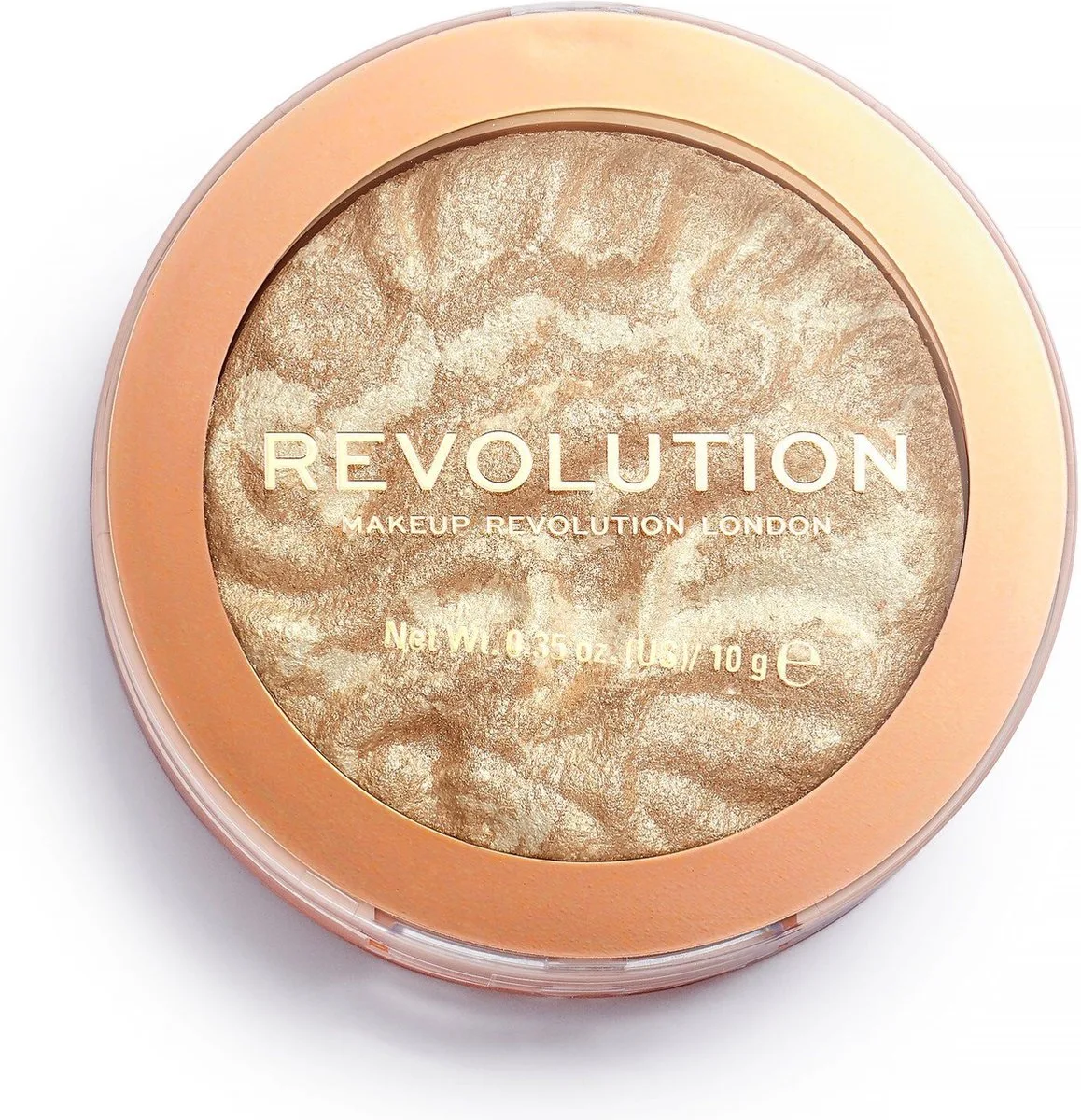 Highlight Re-Loaded - Pudrový rozjasňovač 10 g Raise The Bar van Makeup Revolution in Goud – productfoto