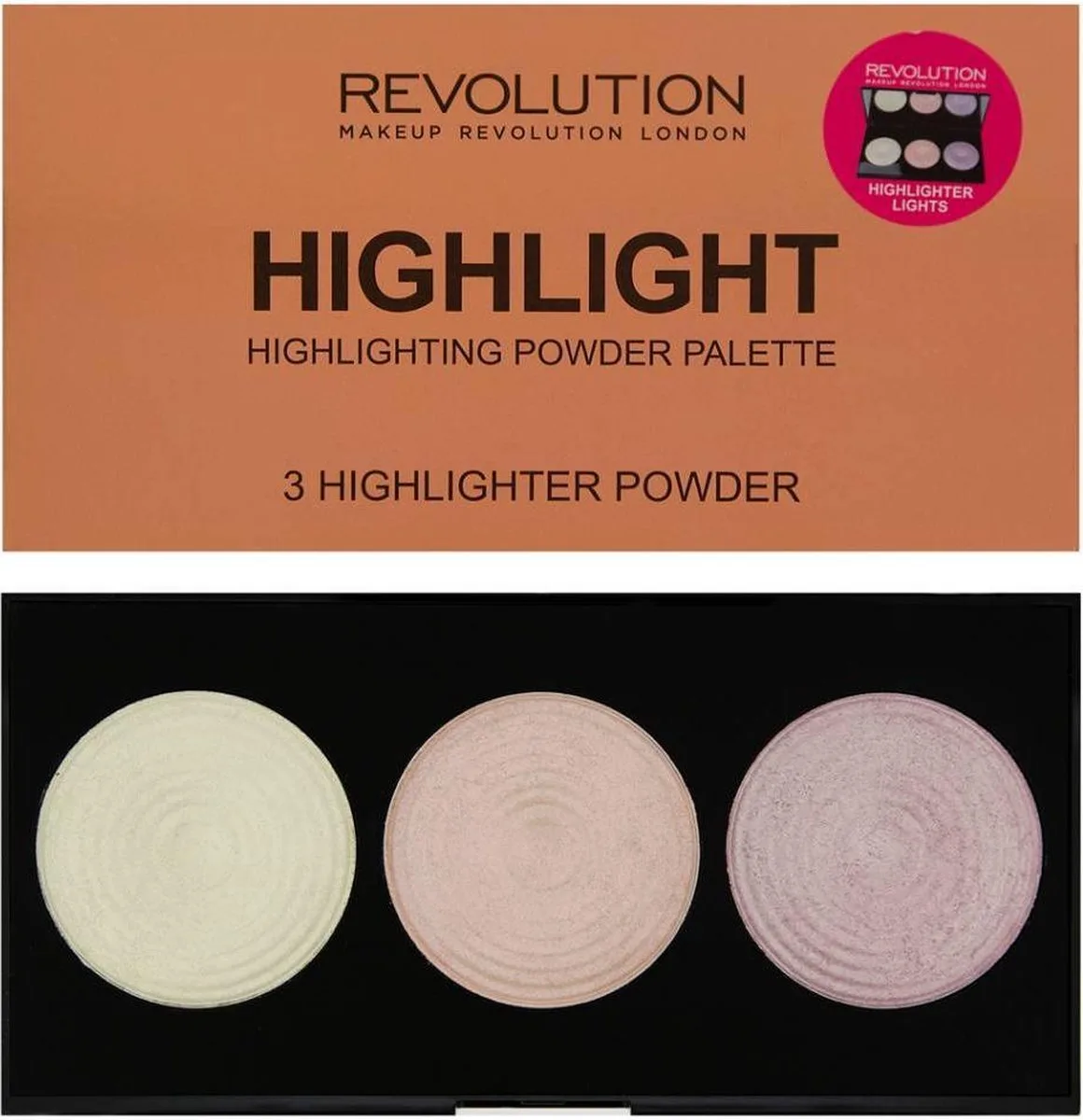 Highlighter Palette - Highlight - Powder - Poeder van Makeup Revolution in Meerkleurig – productfoto