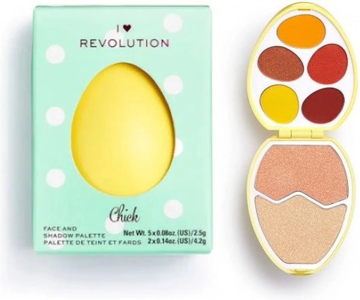 I Love Revolution Face and Shadow Palette - Chick de Makeup Revolution – photo du produit
