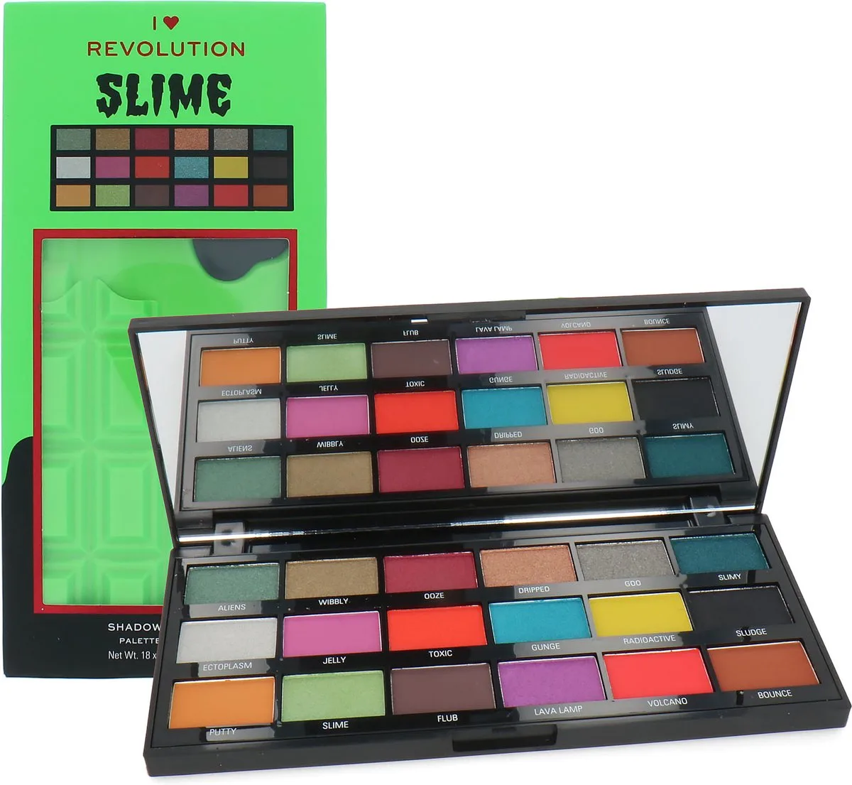 I Love Revolution Oogschaduw Palette - Slime van Makeup Revolution in Meerkleurig – productfoto