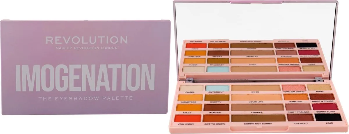 Imogenation Oogschaduw Palette van Makeup Revolution in Meerkleurig – productfoto