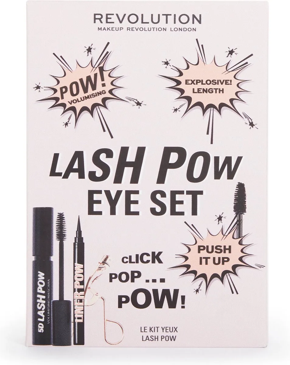 Lash Pow Eye Duo Gift Set - Cadeauset - Mascara - Cadeau van Makeup Revolution – productfoto