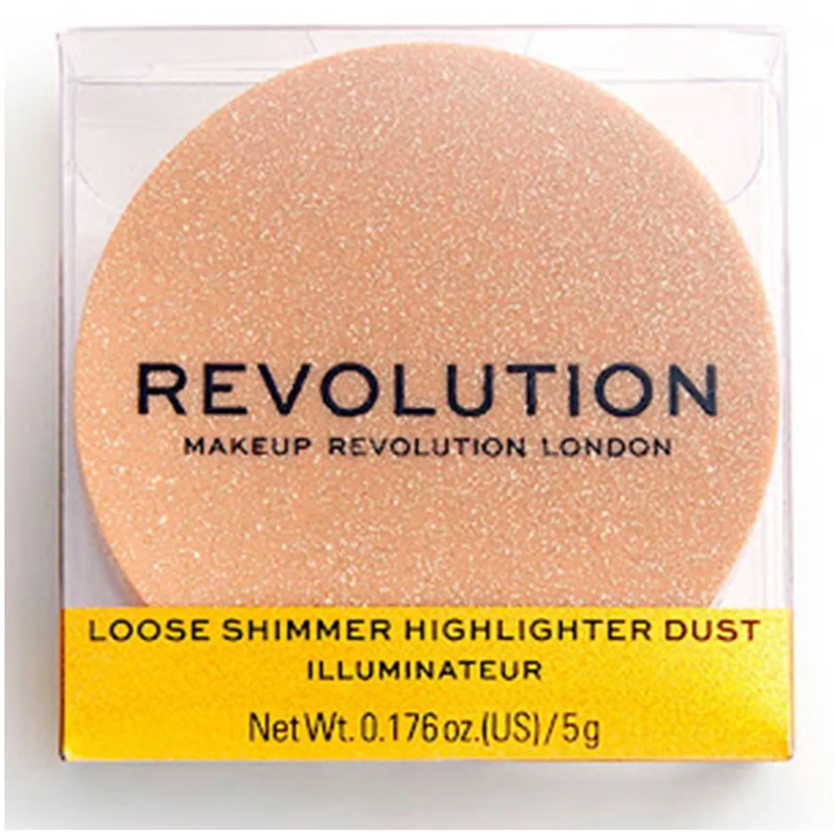 Loose Shimmer Highlighter Dust de Makeup Revolution en Rose Quartz – photo du produit