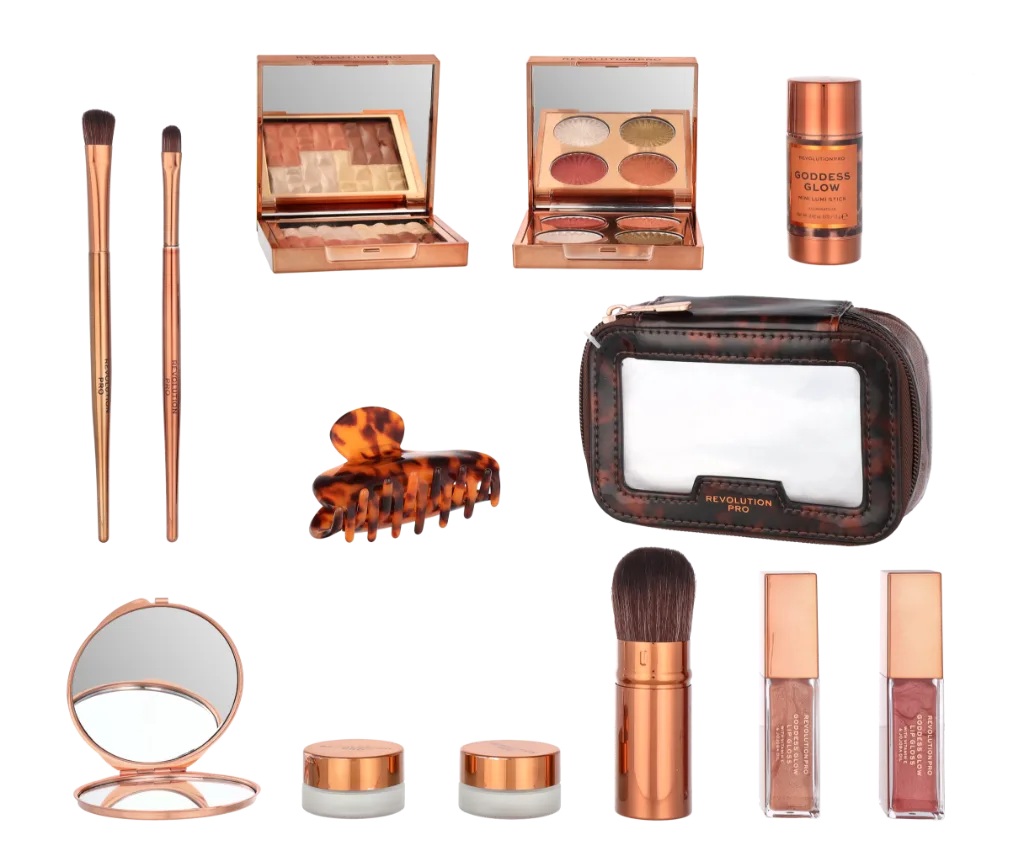 M. Revolution Pro Goddess Glow 12 Days Advent Calendar Cadeauset 43.6 g van Makeup Revolution – productfoto