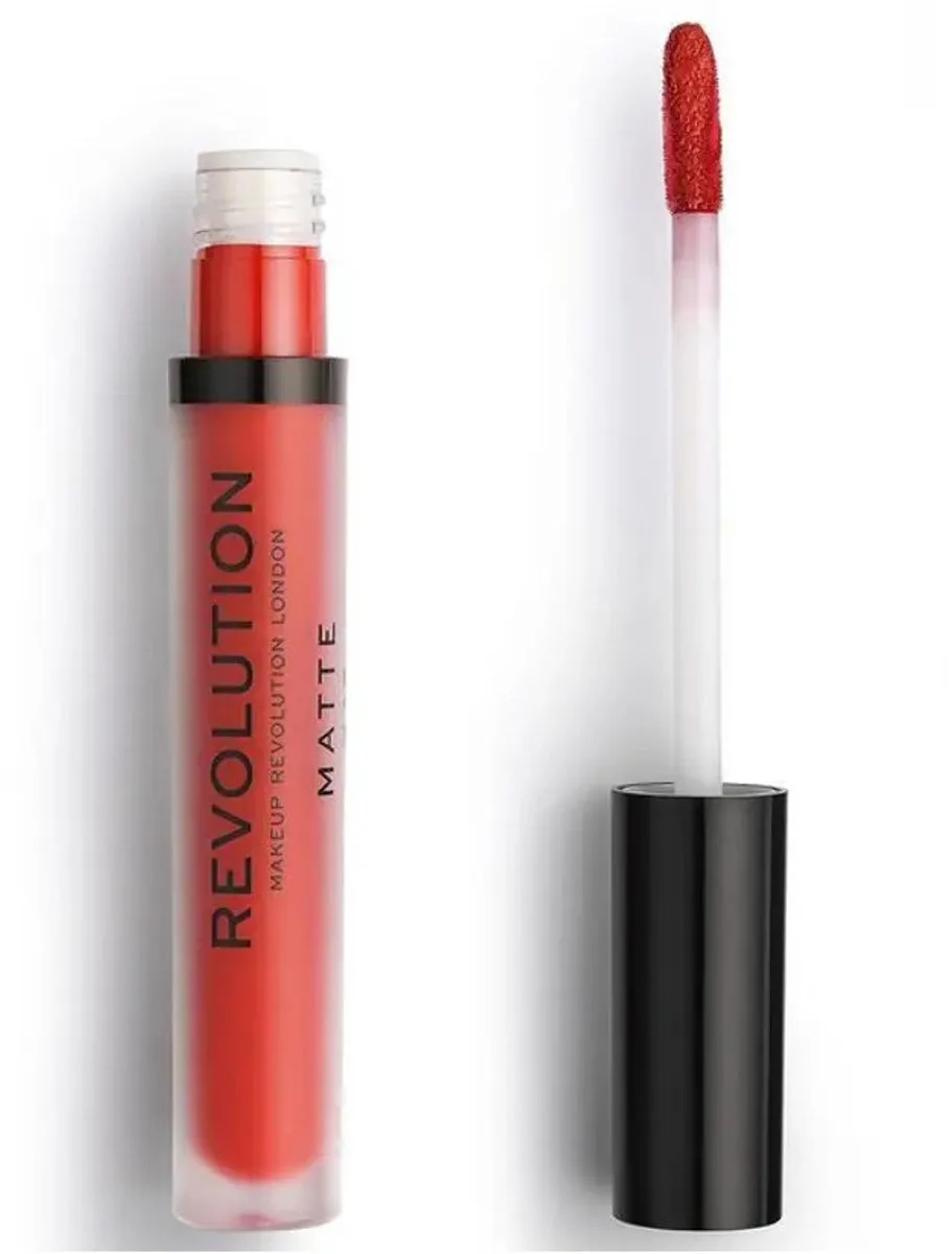 Matte Lipgloss - 134 Ruby van Makeup Revolution in 134 Ruby – productfoto