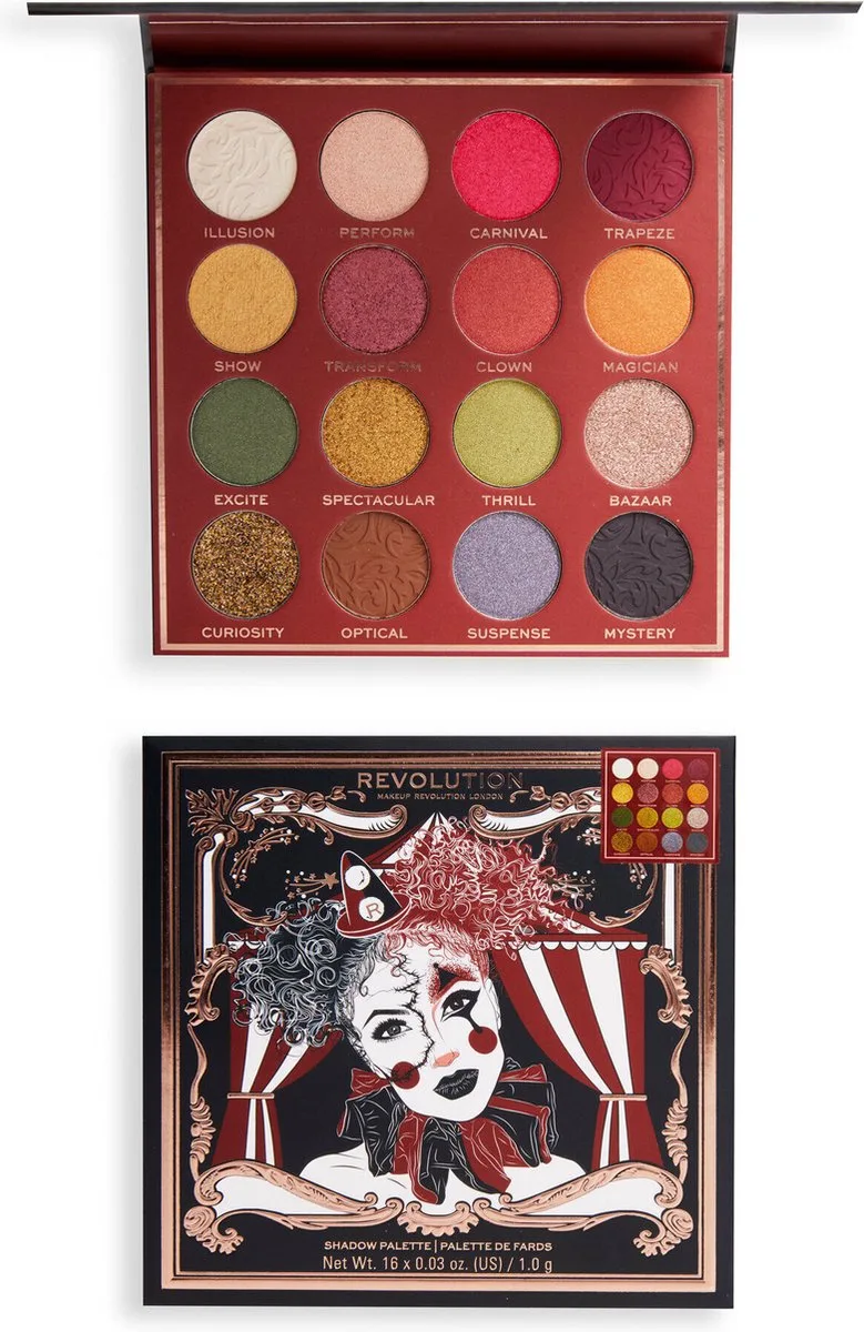 Oogschaduw Palette de Makeup Revolution en Multicolore – photo du produit