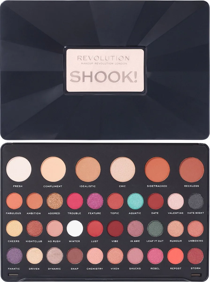 Oogschaduw Palette - SHOOK! de Makeup Revolution en Multicolore – photo du produit