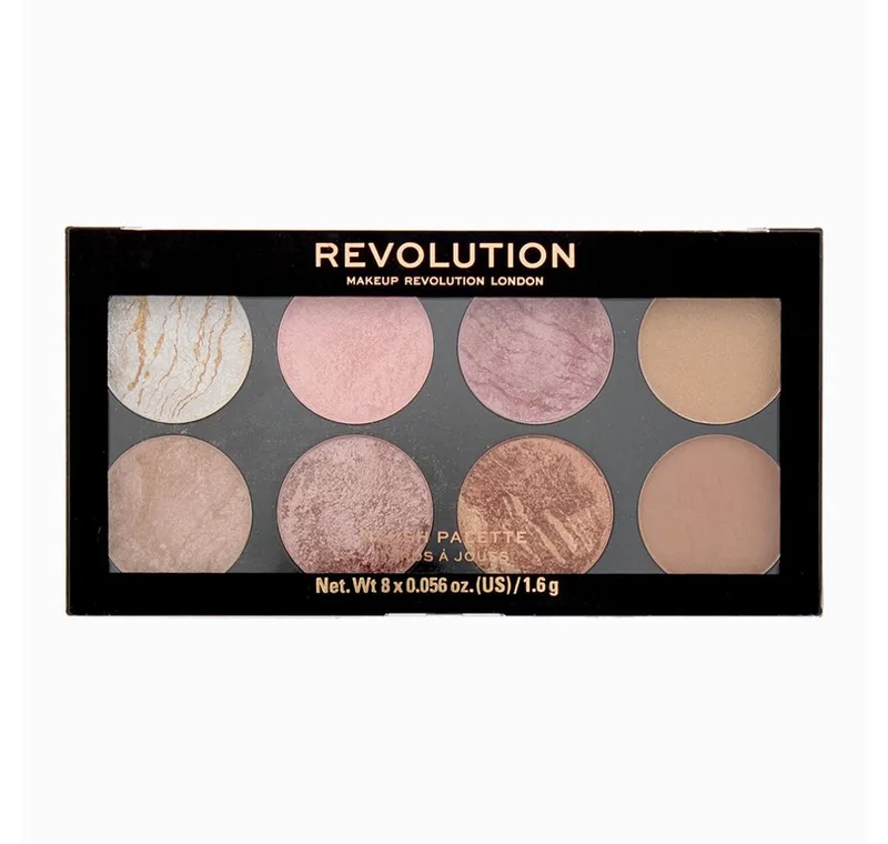 Rouge Revolution Blush Golden Sugar Blush Palette 8 x fra Makeup Revolution – produktbillede 1 af 3