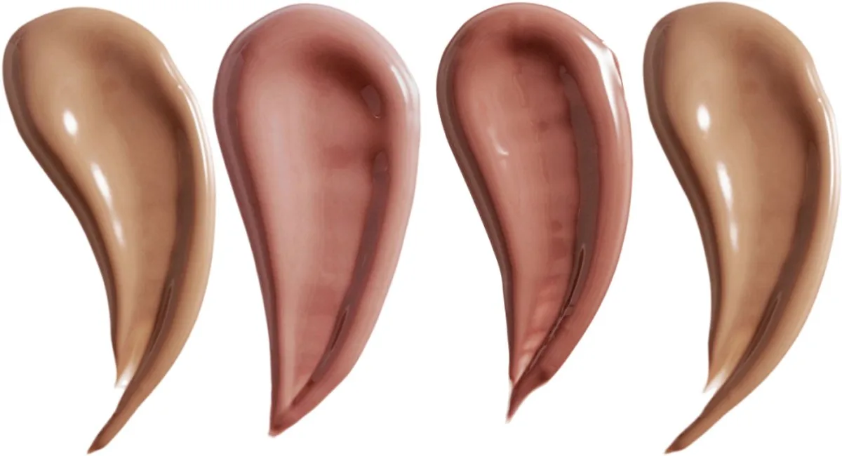 Set van 4 I Heart Chocolate Lipgloss - Honingraat / Mokka / Mint Chocolate / Chocolate Fudge van Makeup Revolution in Kleurloos – productfoto