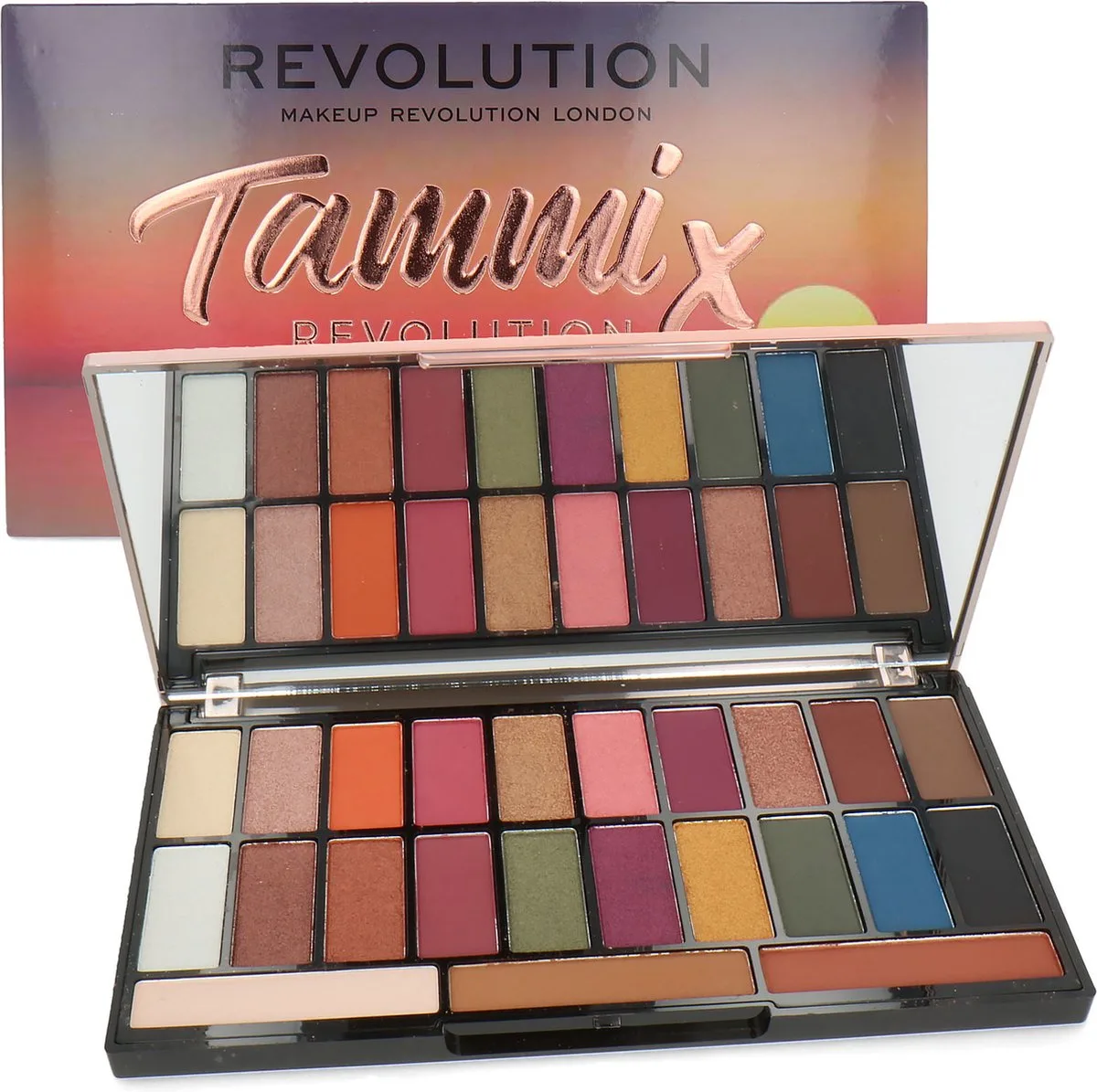 Tammi X Tropical Paradise Oogschaduw Palette by Makeup Revolution in Multicolour – product photo