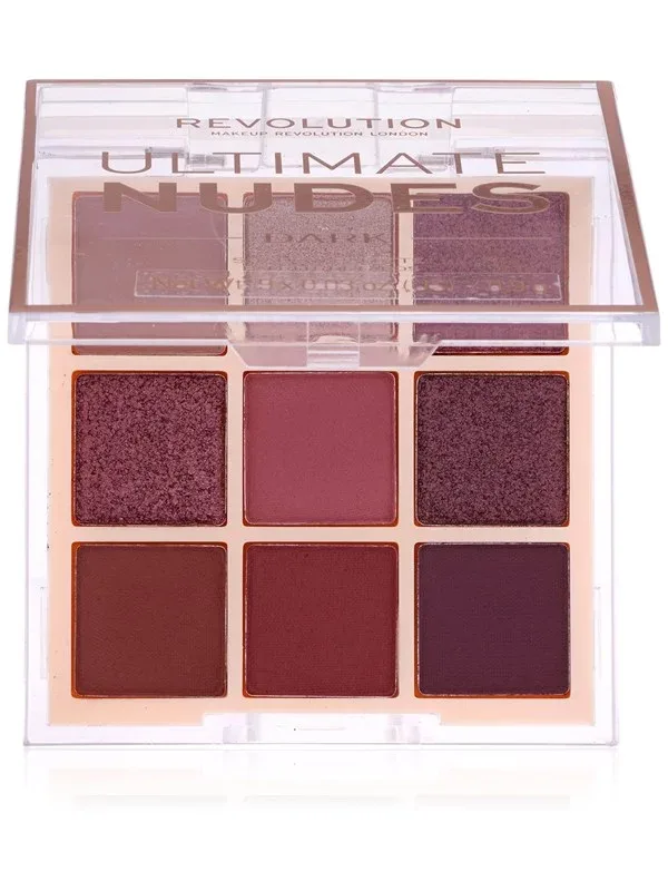 Ultimate Nudes Eyeshadow Palette, Dark, 9 Shades, 8.1 g