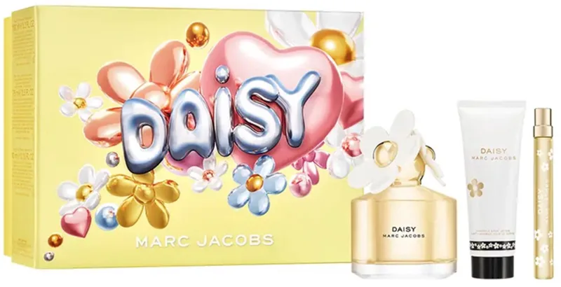 Daisy Eau De Toilette Spray | 100ml + 75ml + 10ml | Set 3st by Marc Jacobs – product photo