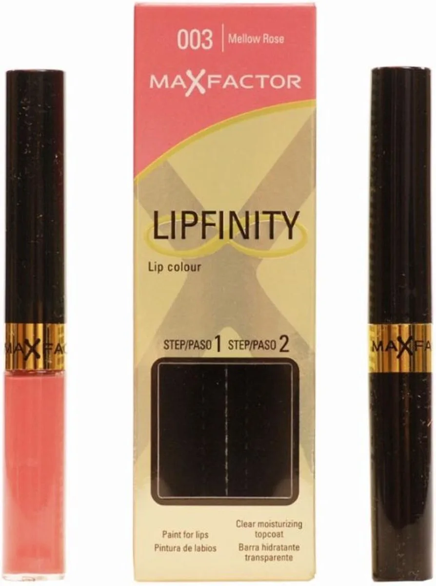 Lipfinity - 003 Mellow Rose - Lipgloss de Max Factor en 003 Mellow Rose – photo du produit