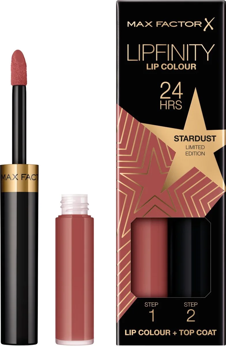 Lipfinity Lip Colour Lippenstift 2.3 ml + 1.9 g van Max Factor in 82 Stardust – productfoto