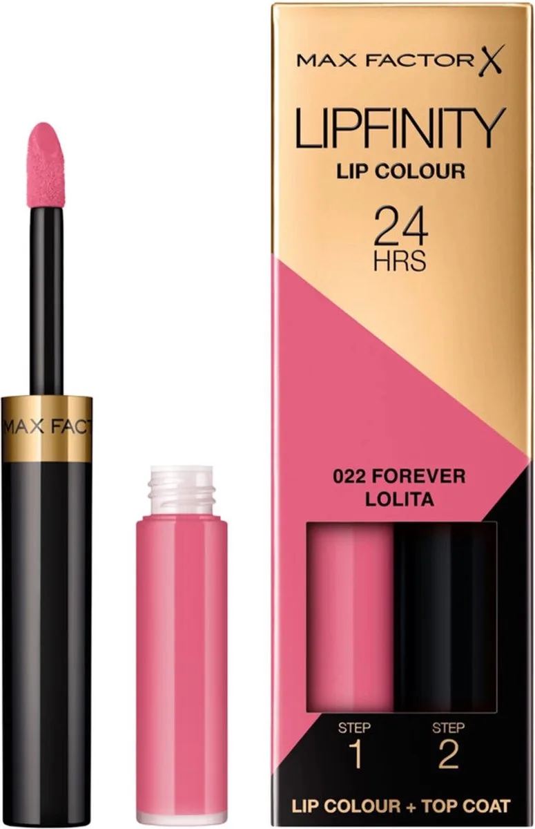 Lipfinity Lip Colour Lippenstift Forever Lolita 022 2.3 ml + 1.9 g de Max Factor en 022 Forever Lolita – photo du produit
