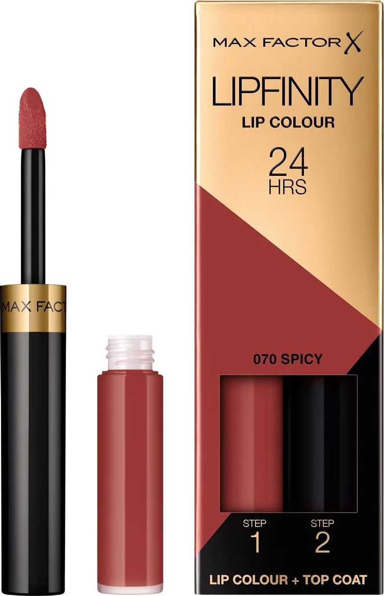 Lipfinity Lip Colour Lippenstift Spicy 070 2.3 ml + 1.9 g de Max Factor en 070 Spicy – photo du produit