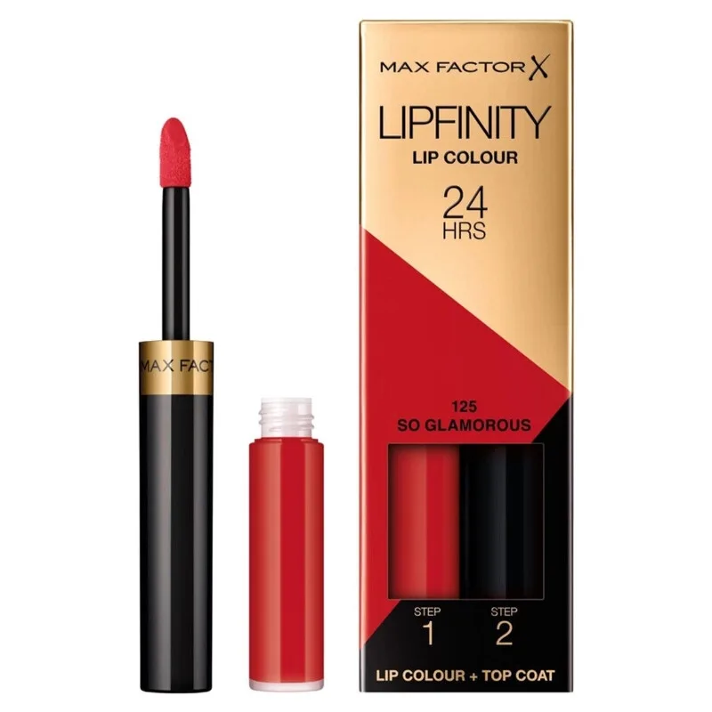 Lipfinity Lippenstift 125 So Glamorous de Max Factor – photo du produit