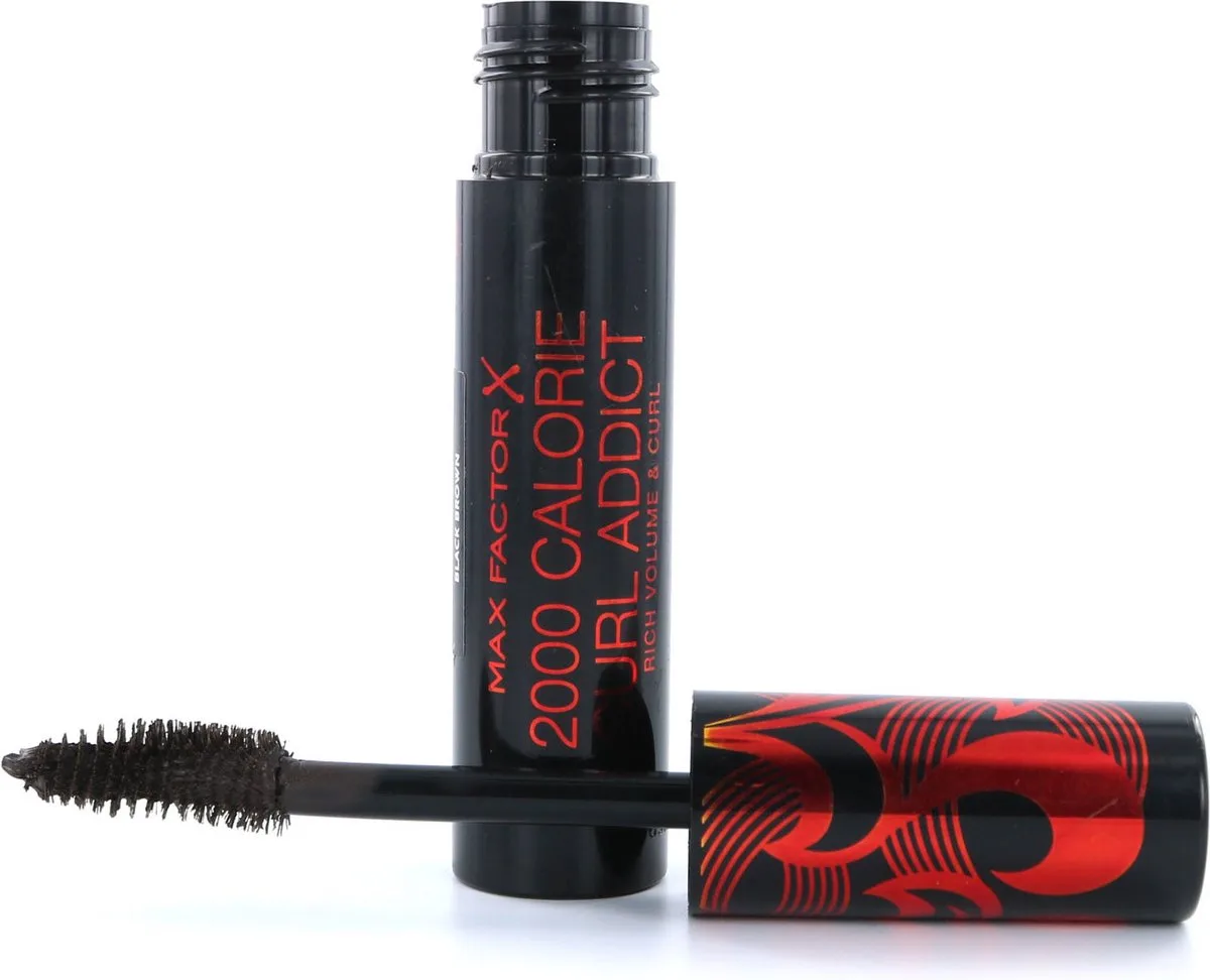 Max Factor 2000 Calorie Curl Addict Mascara - Black Brown fra Max Factor i Brun – produktbillede