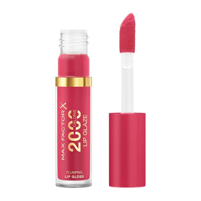 Max Factor 2000 Calorie Lip Glaze, farbiger Hochglanz-Lipgloss mit Volumeneffekt, Nährstoffkomplex mit Hyaluronsäure und Squalan, Vegan, Farbe 030 First Sip, 4,4 ml fra Max Factor – produktbillede