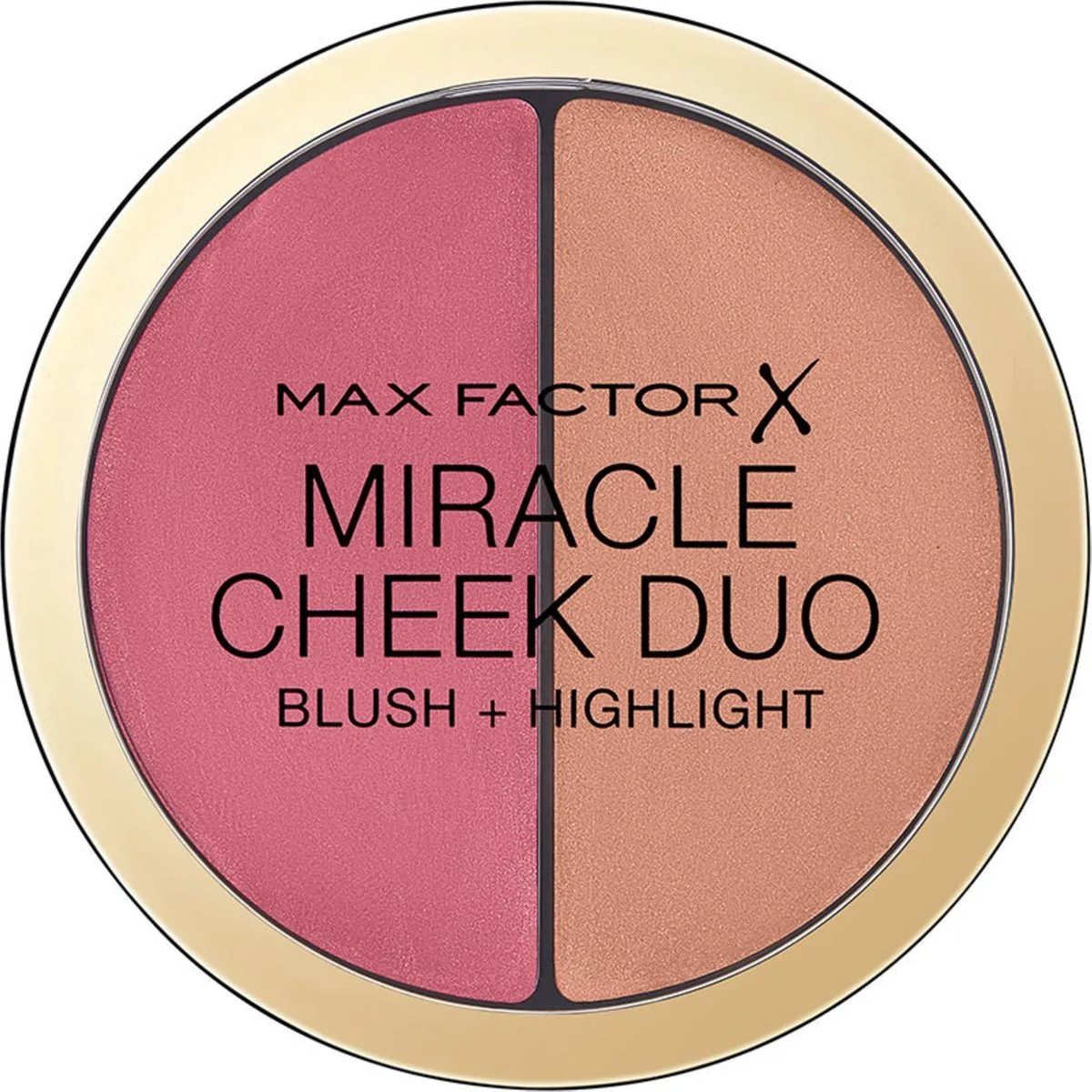Miracle Cheek Duo (Blush & Highlight) 30 Dusky Pink & Copper (L) van Max Factor in Perzik – productfoto