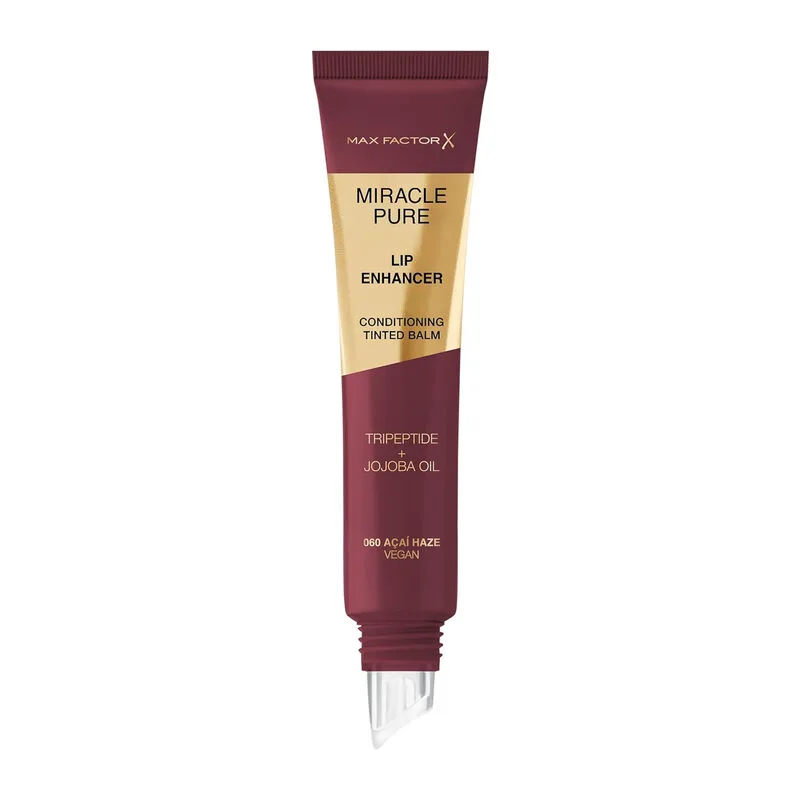 Miracle Pure Lippenverstärker, 060 Açai Haze, Pflegender getönter Lippenbalsam, Glänzender Farbton, Mit Jojobaöl & Tripeptid, Vegan van Max Factor – productfoto